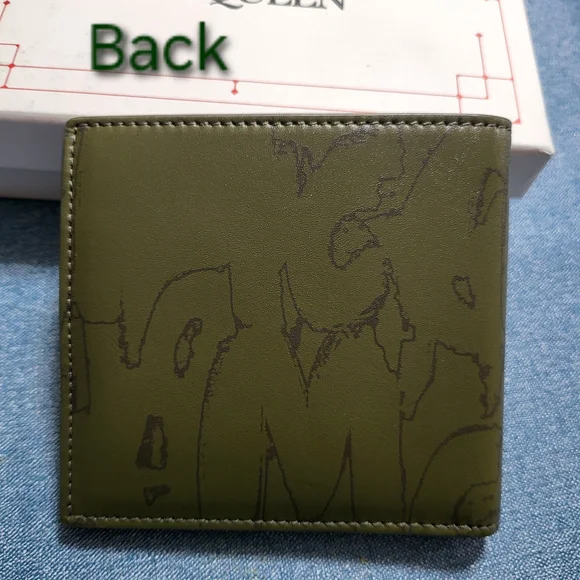 Alexander McQueen Green Leather Wallet - Picture 7 of 7